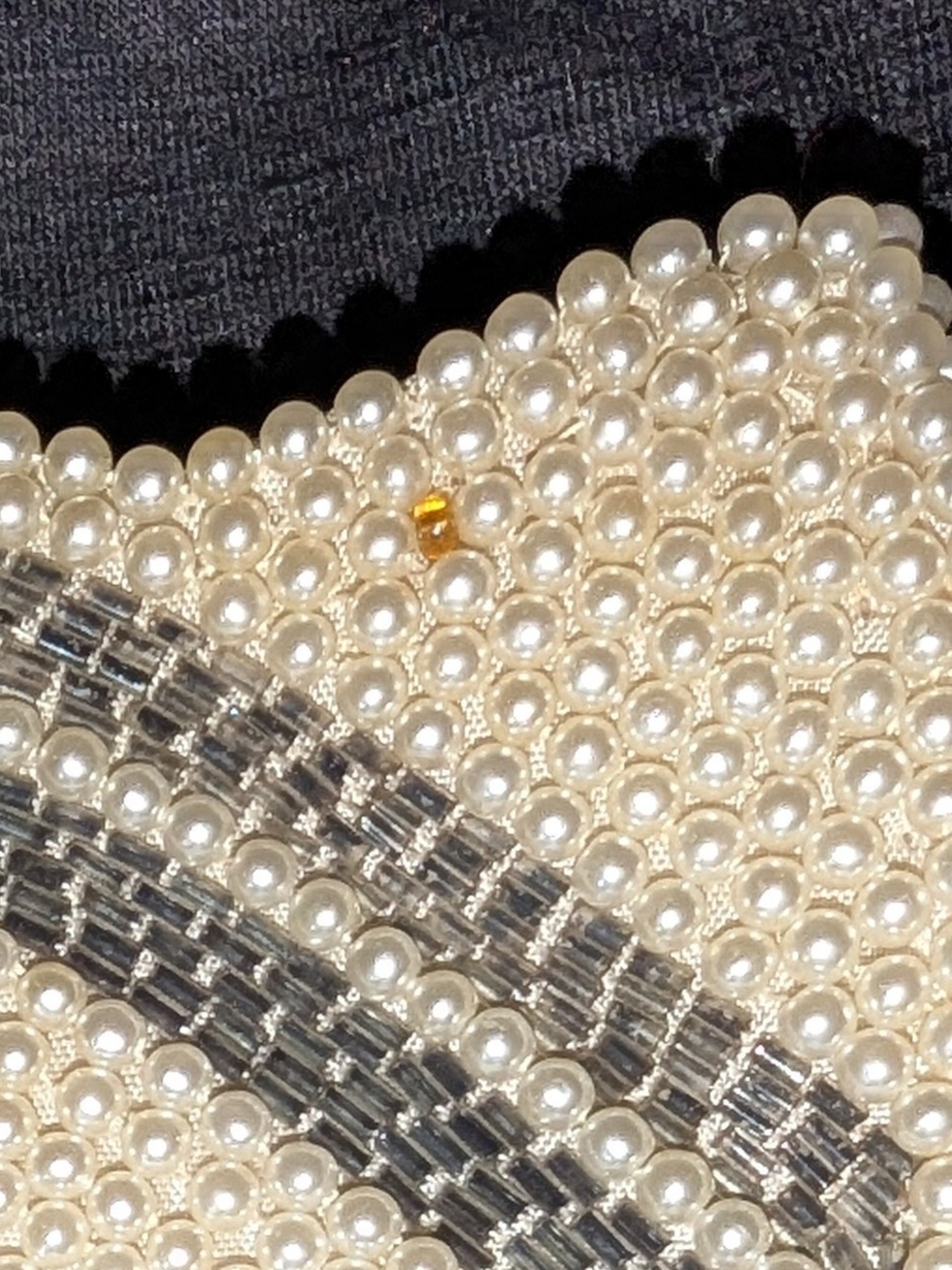 Vintage Beaded Clutch Bag - Made In Japan - Picture 7 of 7
